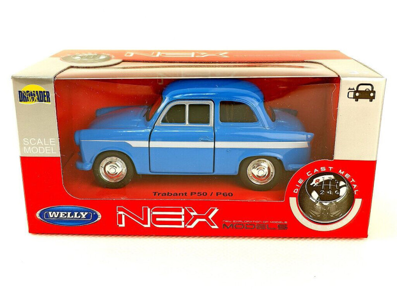 Welly Trabant P50 / P60 1:34 modrý